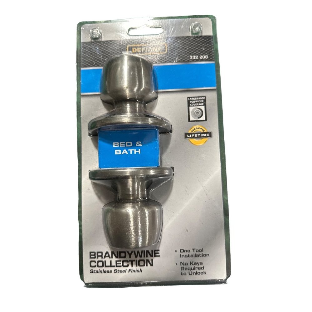 Defiant Bed & Bath Door Knobs NWT
